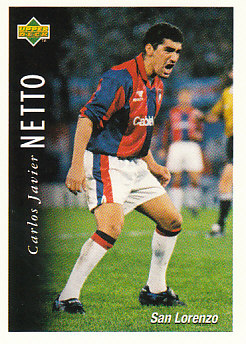 Carlos Javier Netto San Lorenzo 1995 Upper Deck Futbol Argentina #75